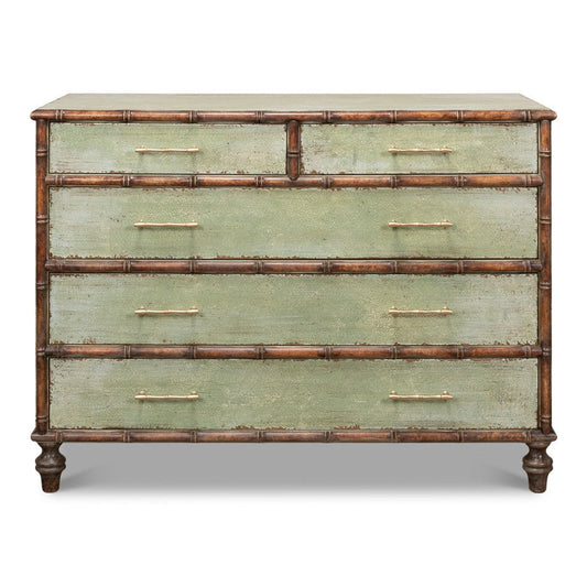 Bambusa Dresser Willow Green-Dressers-Sarreid-LOOMLAN