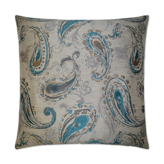 D.V. Kap Bancroft Turquoise Blue Throw Pillow Insert