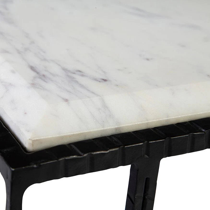 Furniture Classics Bancroft Marble Topped Square Coffee Table