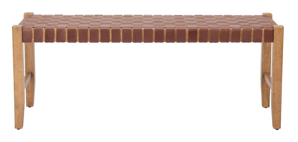 Zuo Modern Bandani Leather Bedroom Bench