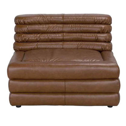 Bandera Tan Leather Modular Sofa