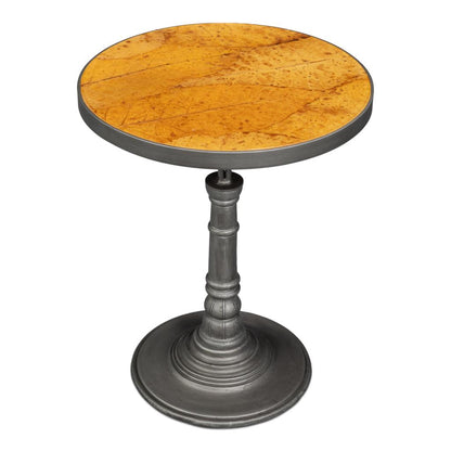 Banner House Aluminum Base Round Side Table