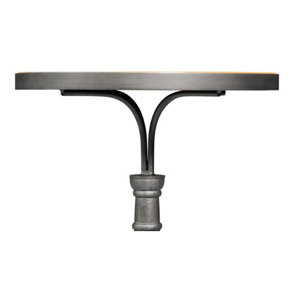 Banner House Aluminum Base Round Side Table