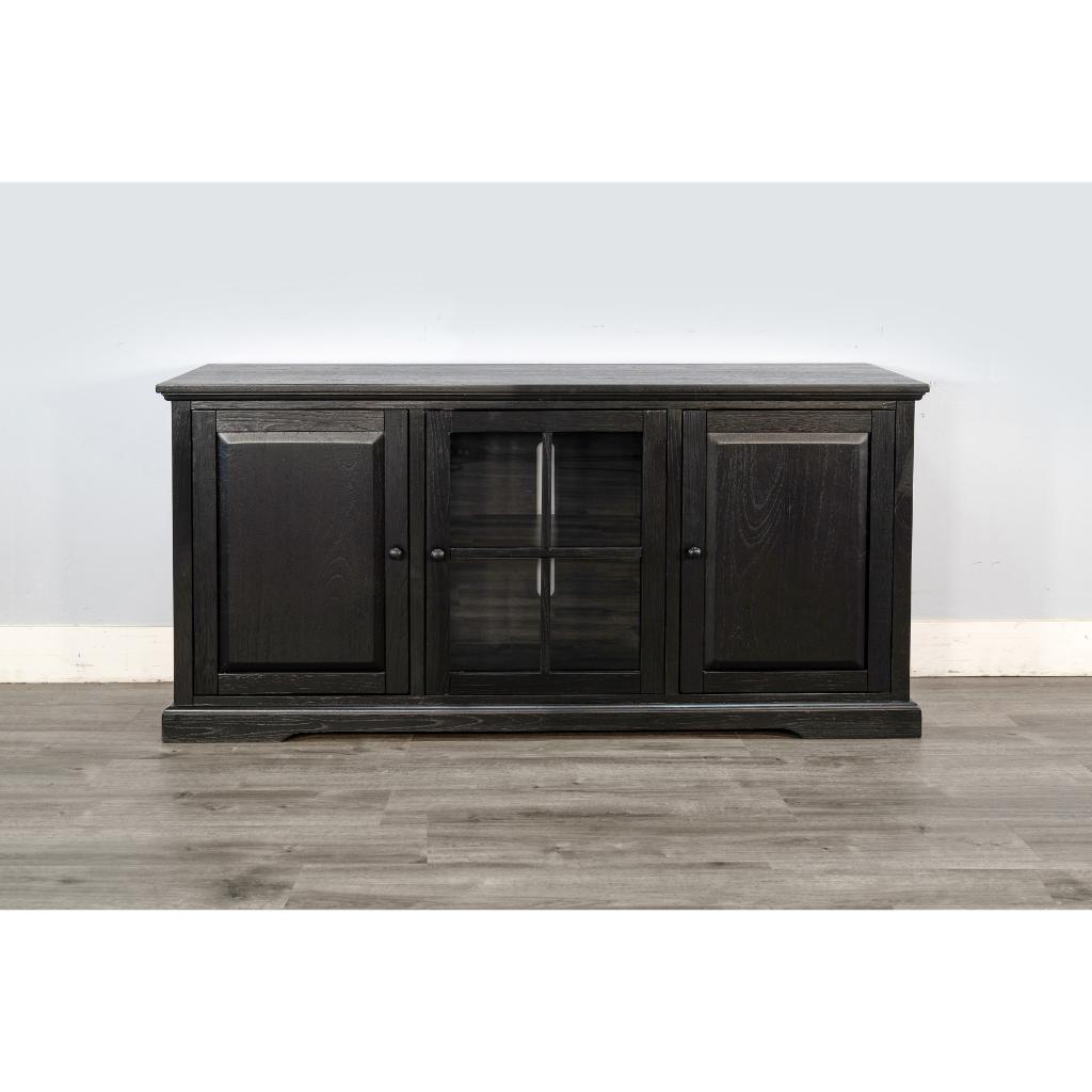Sunny D Banning Two Doors Wooden Media Cabinet