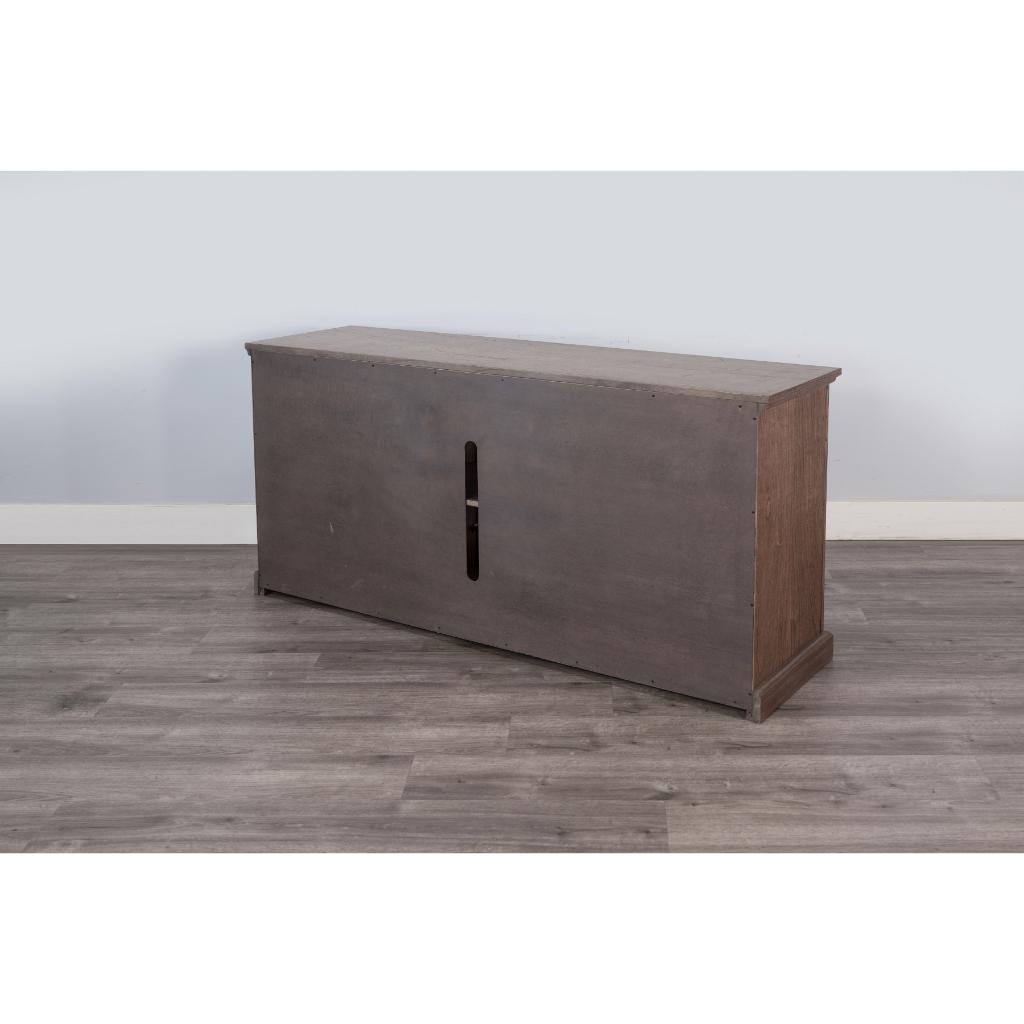 Sunny D Banning Two Doors Wooden Media Cabinet