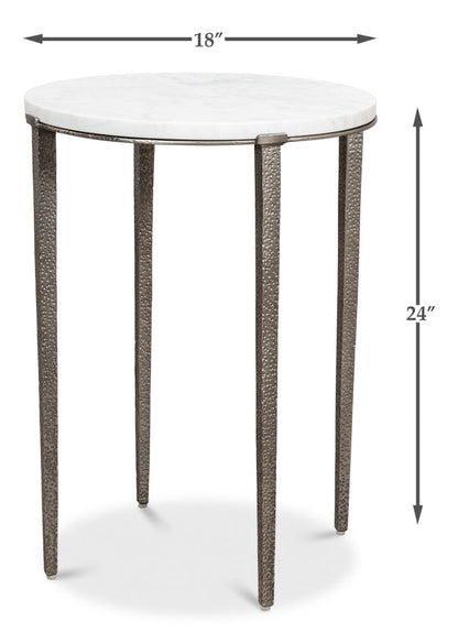 Banswara Round Table-Side Tables-Sarreid-LOOMLAN