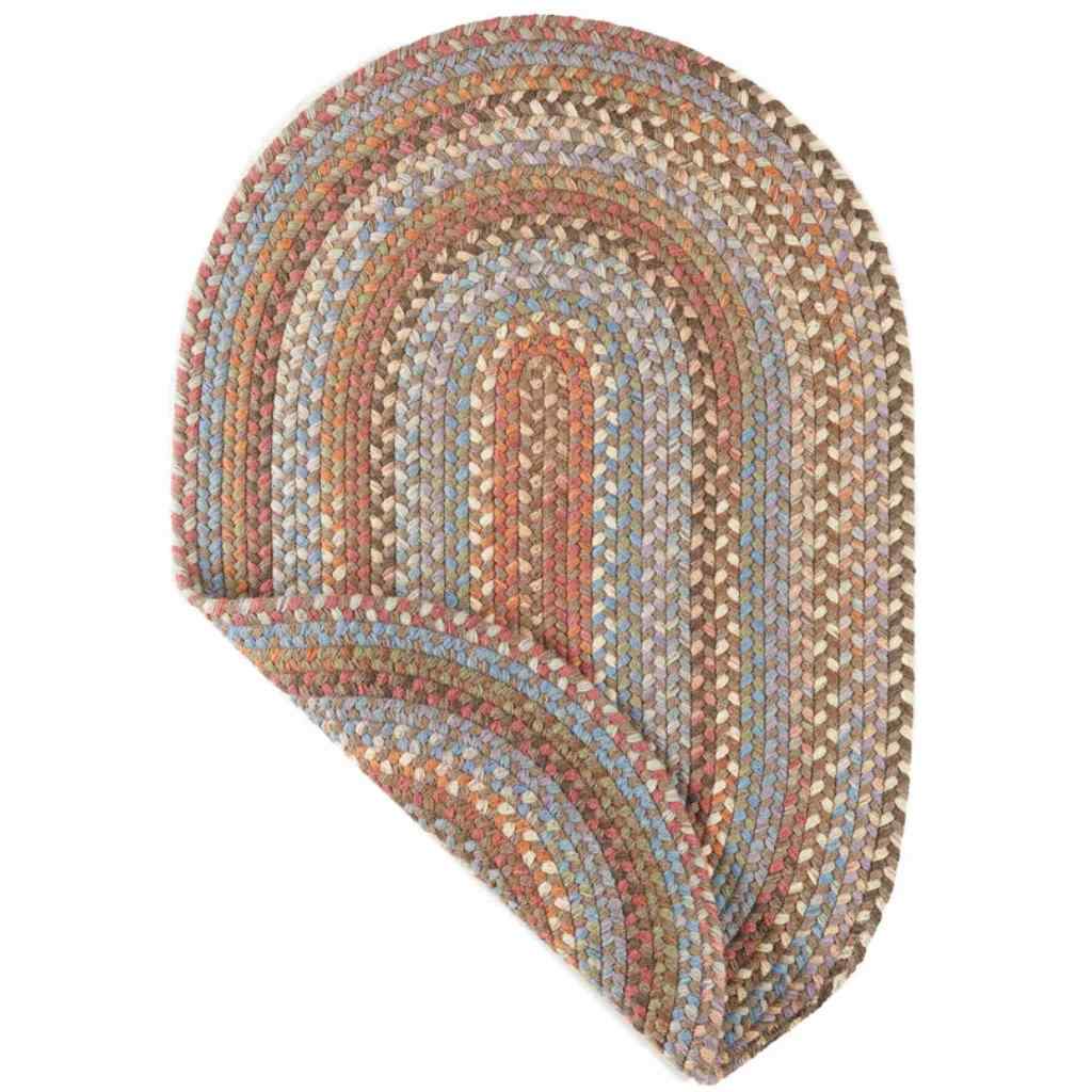 Rhody Rug Bar Harbor Braided Oval Reversible Area Rugs