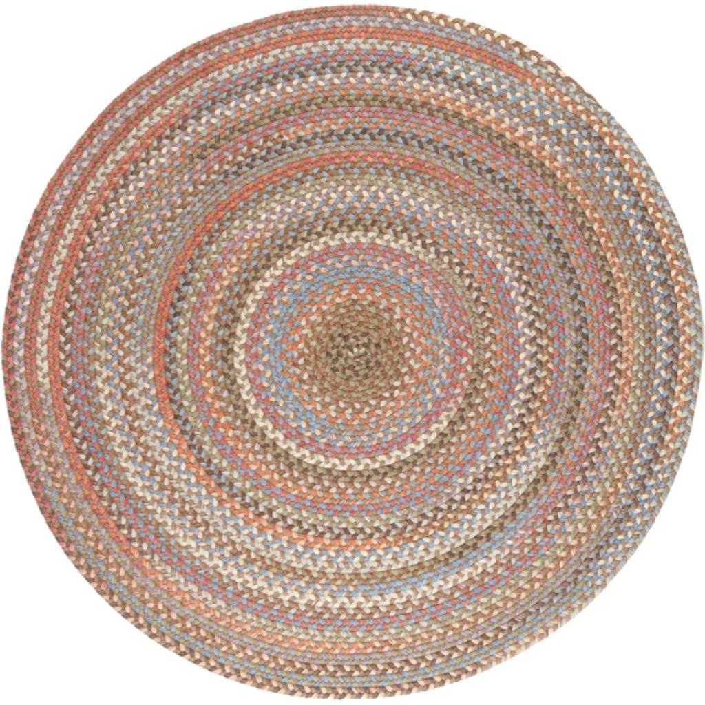 Rhody Rug Bar Harbor Braided Round Reversible Area Rugs