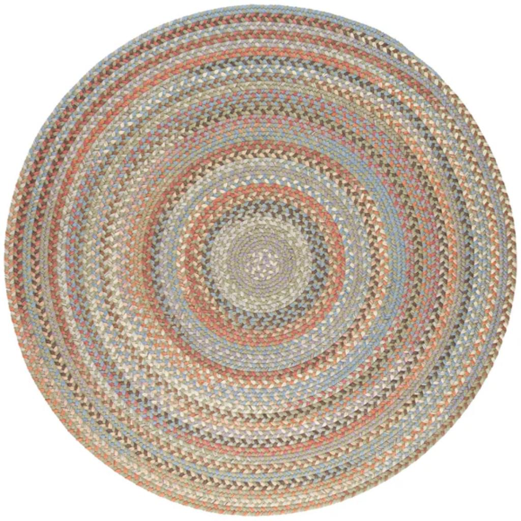 Rhody Rug Bar Harbor Braided Round Reversible Area Rugs