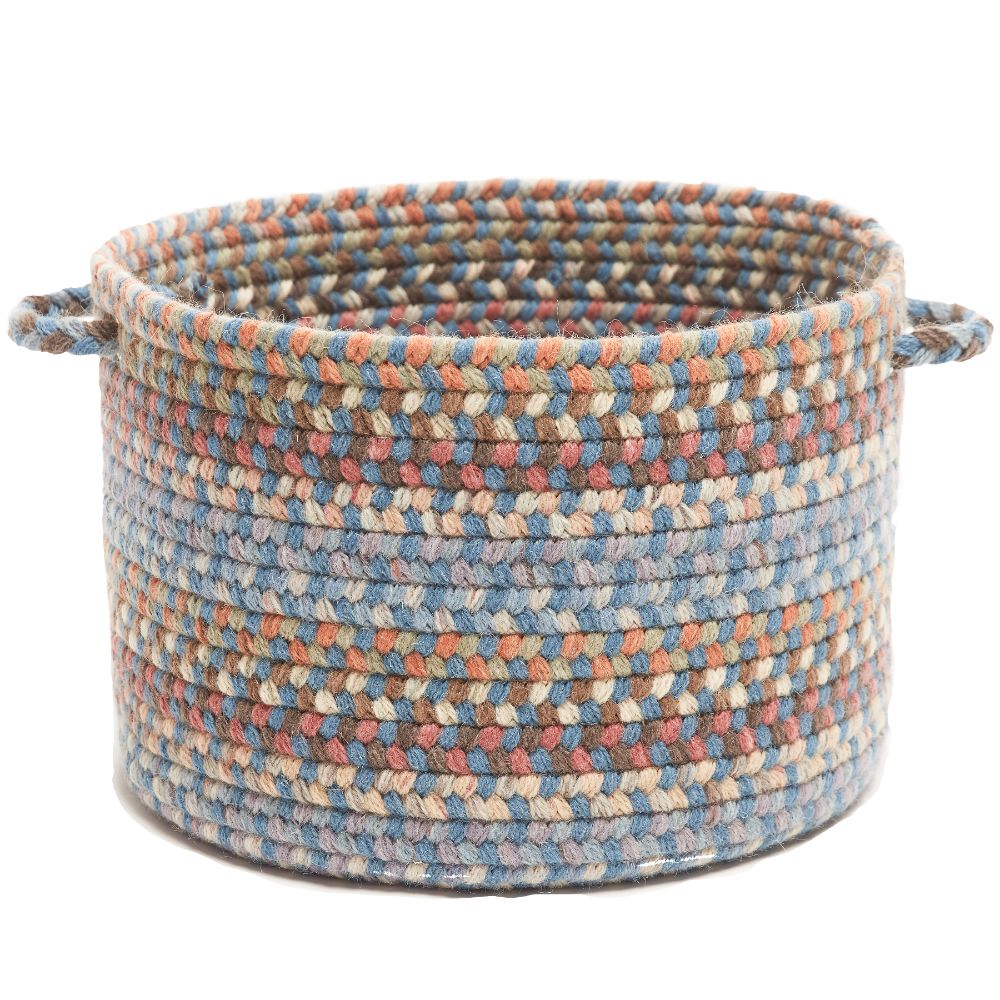 Rhody Rug Bar Harbor Wool Braided Handmade Basket