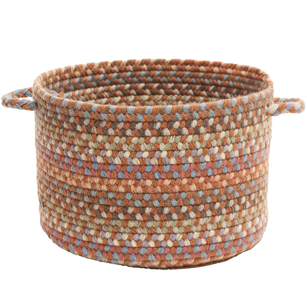 Rhody Rug Bar Harbor Wool Braided Handmade Basket