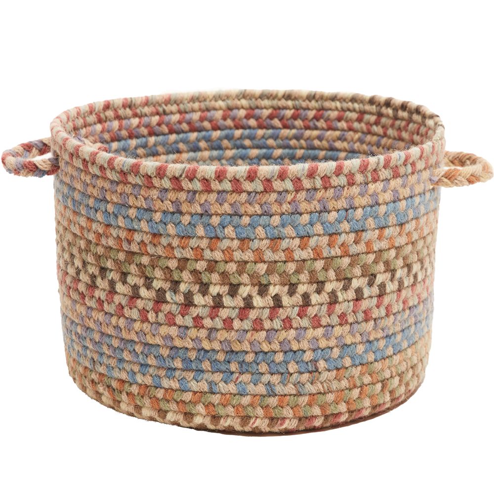 Rhody Rug Bar Harbor Wool Braided Handmade Basket