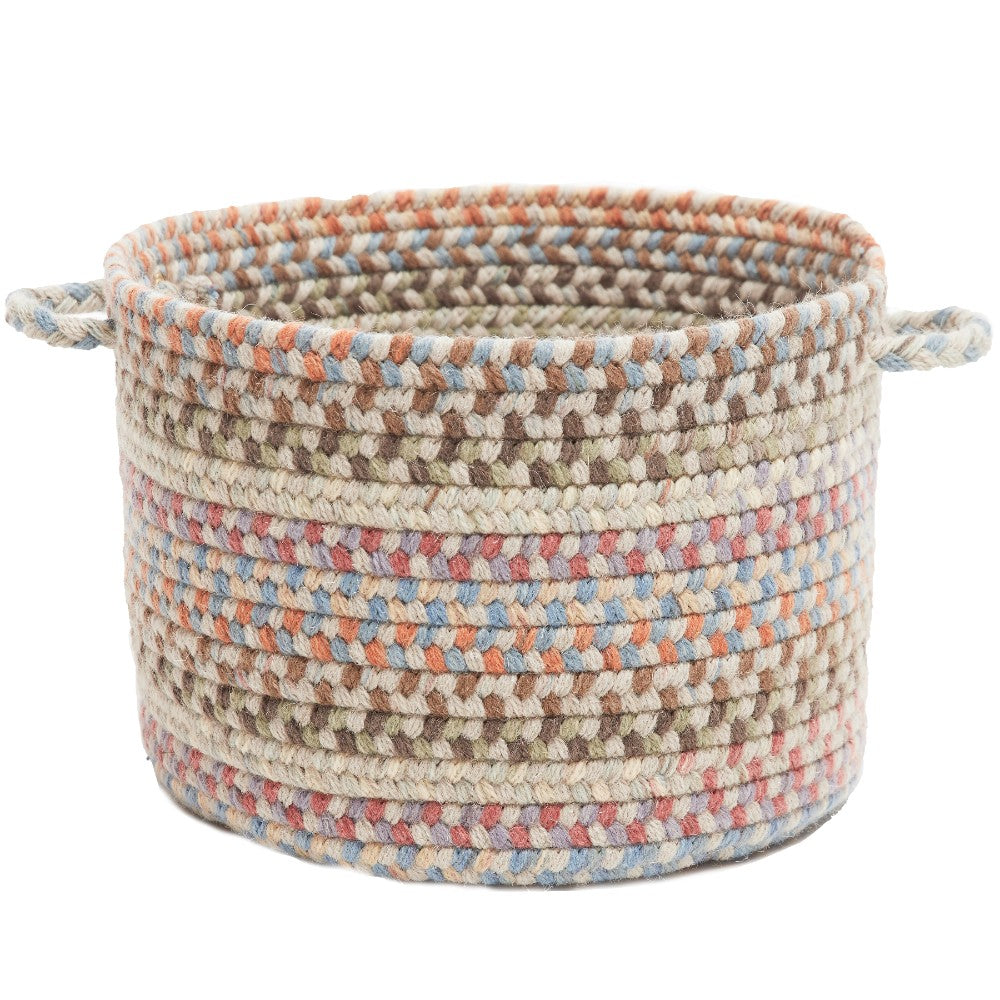 Rhody Rug Bar Harbor Wool Braided Handmade Basket