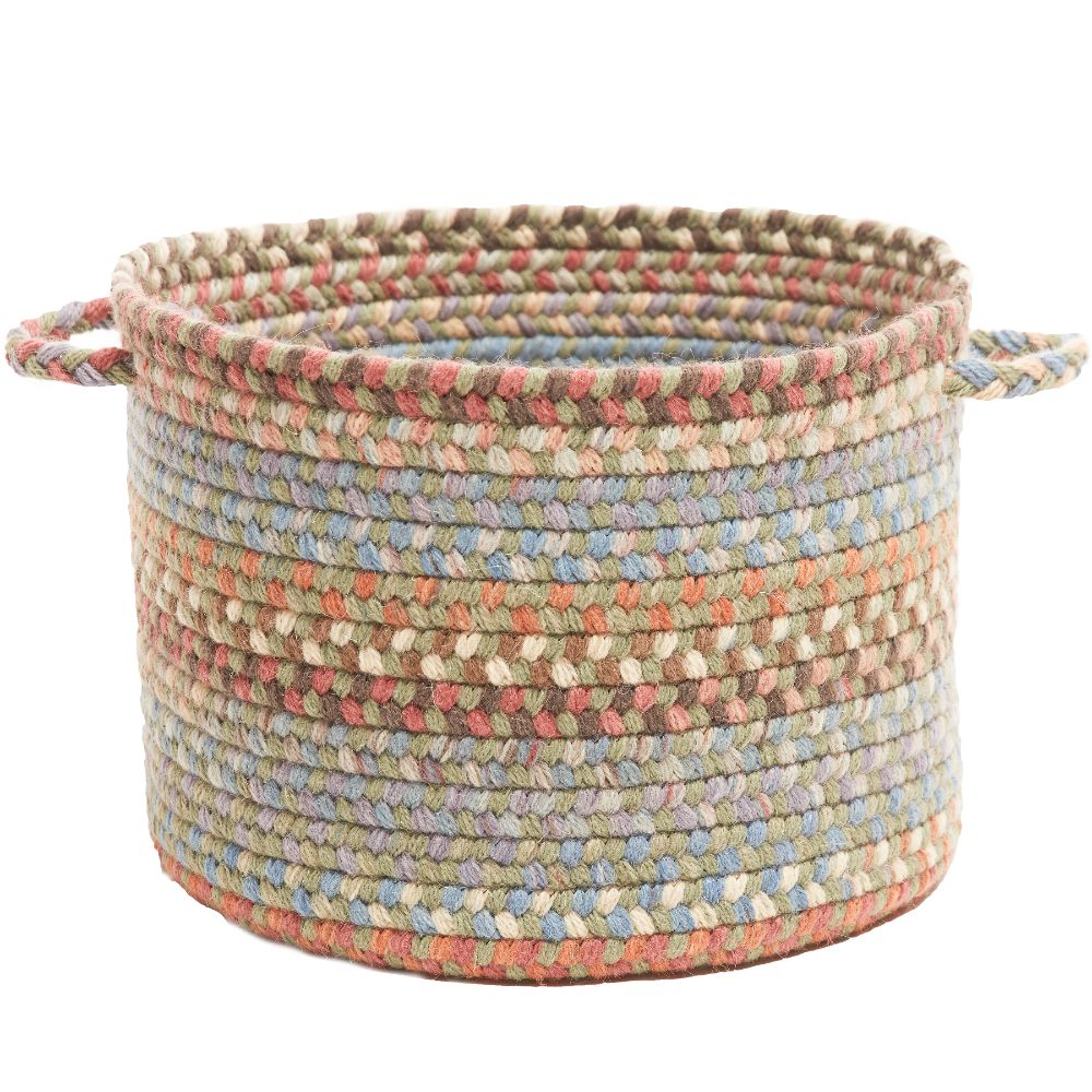 Rhody Rug Bar Harbor Wool Braided Handmade Basket