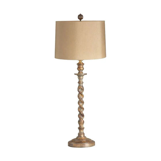 Chelsea House Barley Twist Buffet Handcarved Design Table Lamp