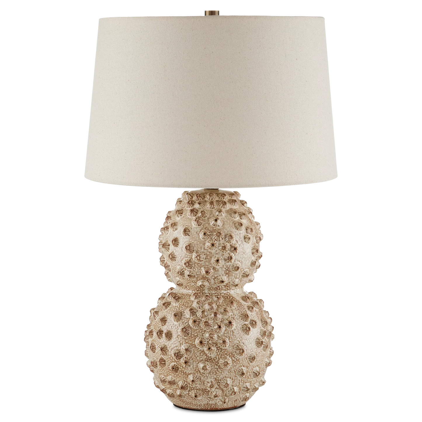 Barnacle Ivory Table Lamp-Table Lamps-Currey & Co-Sideboards and Things