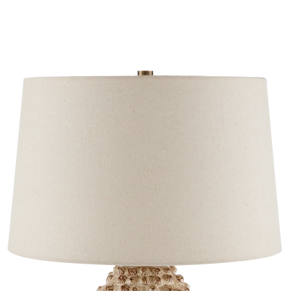 Barnacle Ivory Table Lamp-Table Lamps-Currey & Co-Sideboards and Things