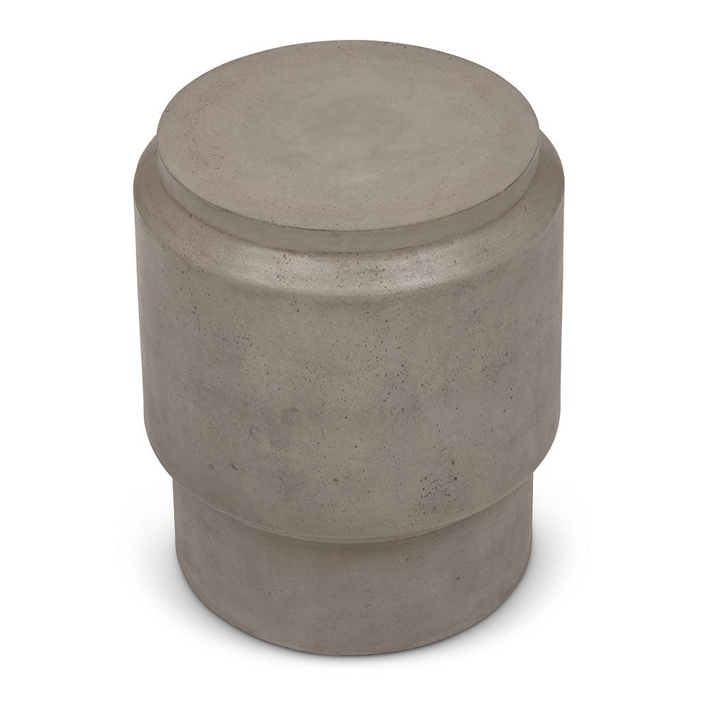 Barrel Fiber Reinforced Concrete Stool