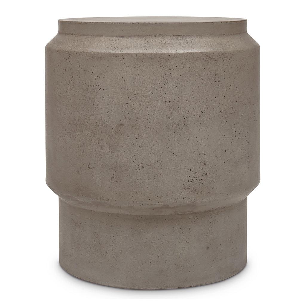 Barrel Fiber Reinforced Concrete Stool