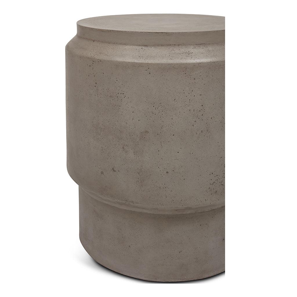 Barrel Fiber Reinforced Concrete Stool