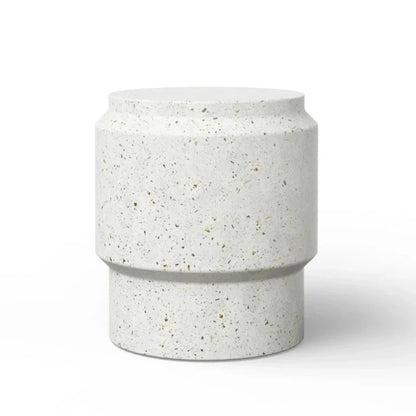 Barrel Concrete Made Stylish Outdoor Stool