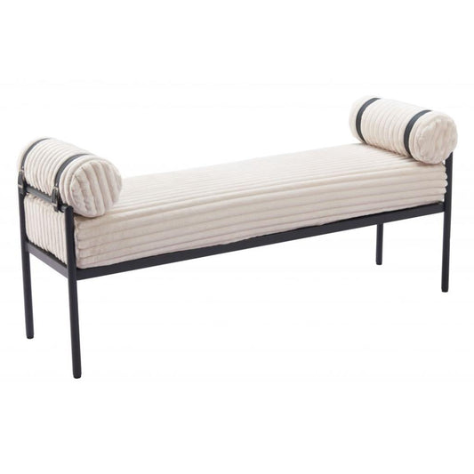 Zuo Modern Barrow Steel frame Bench