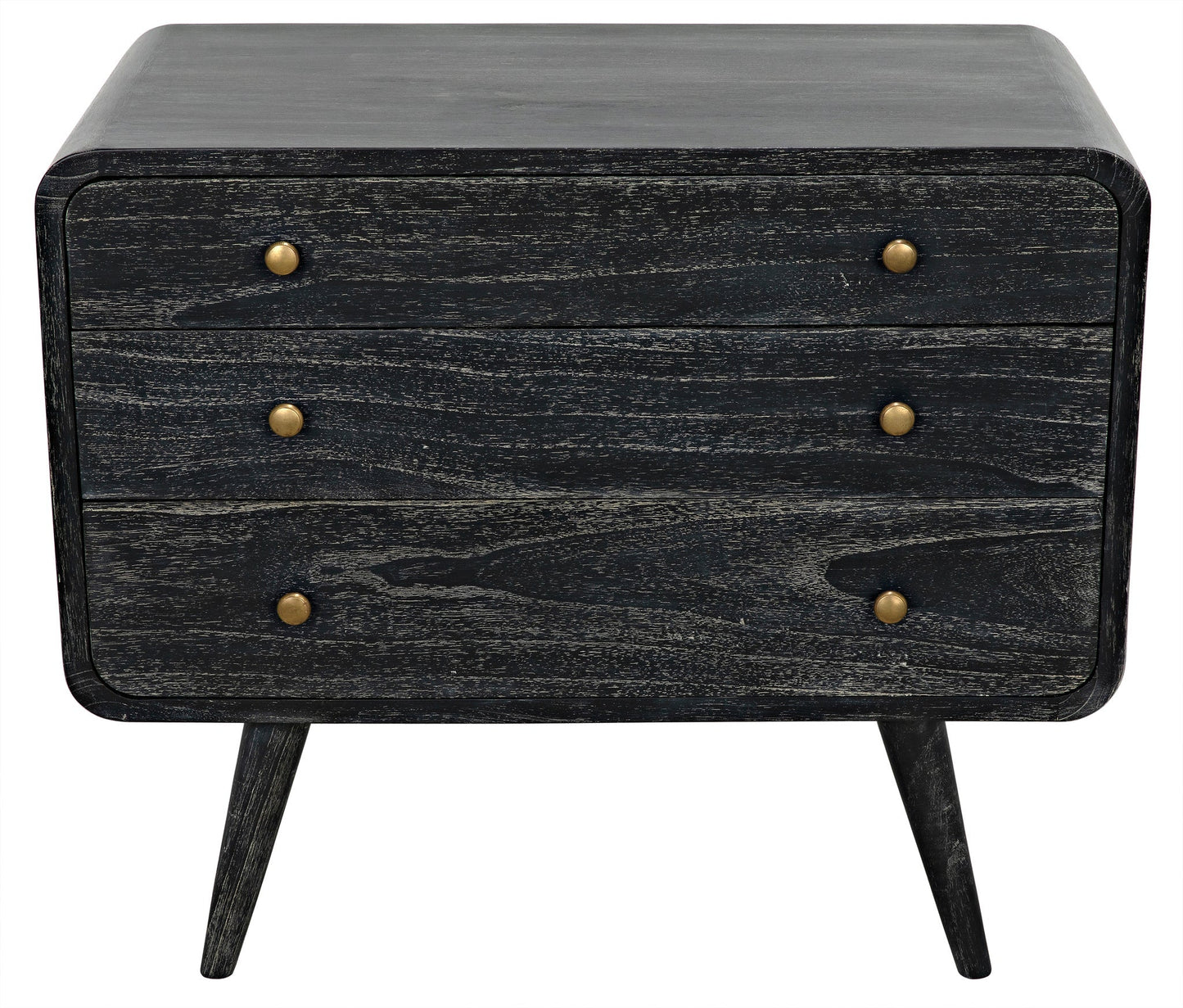 Bart Wood Black Chest-Chests-Noir-Sideboards and Things