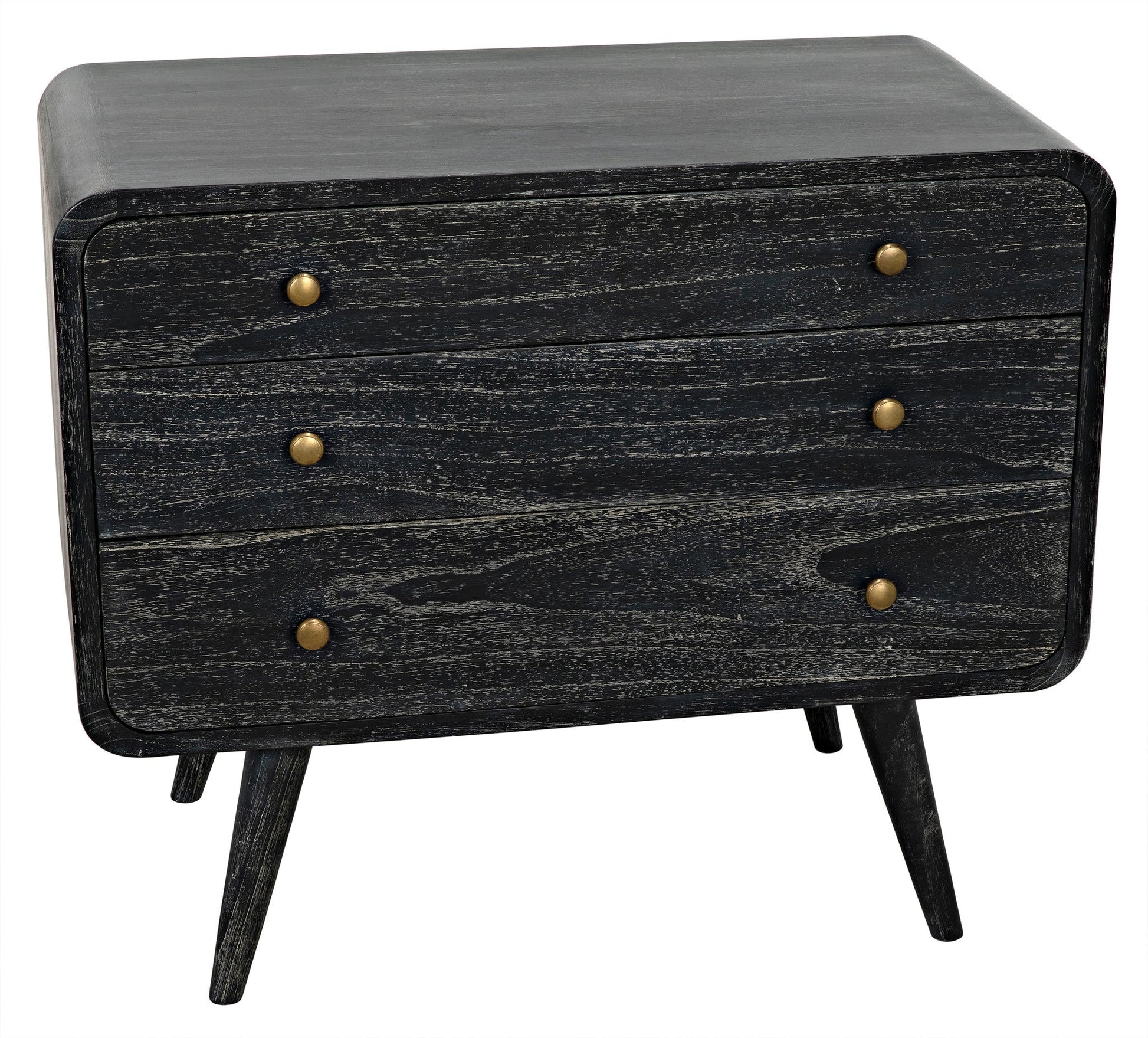 Bart Wood Black Chest-Chests-Noir-Sideboards and Things