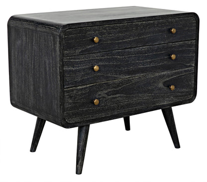 Bart Wood Black Chest-Chests-Noir-Sideboards and Things