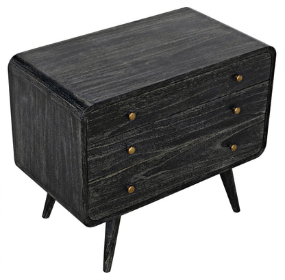 Bart Wood Black Chest-Chests-Noir-Sideboards and Things