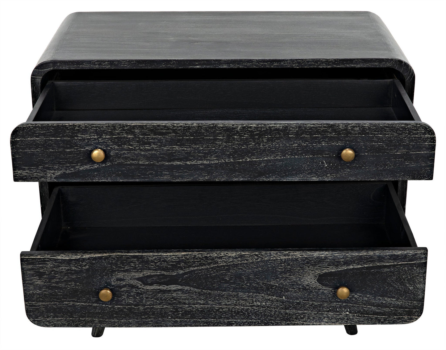 Bart Wood Black Chest-Chests-Noir-Sideboards and Things