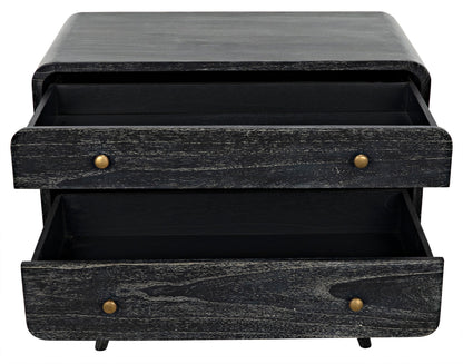 Bart Wood Black Chest-Chests-Noir-Sideboards and Things