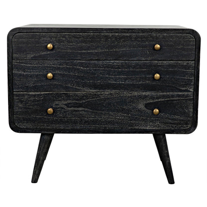 Bart Wood Black Chest-Chests-Noir-Sideboards and Things