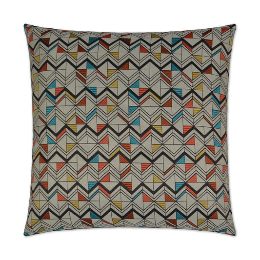 D.V. Kap Basenji Multi Color Throw Pillow With Insert