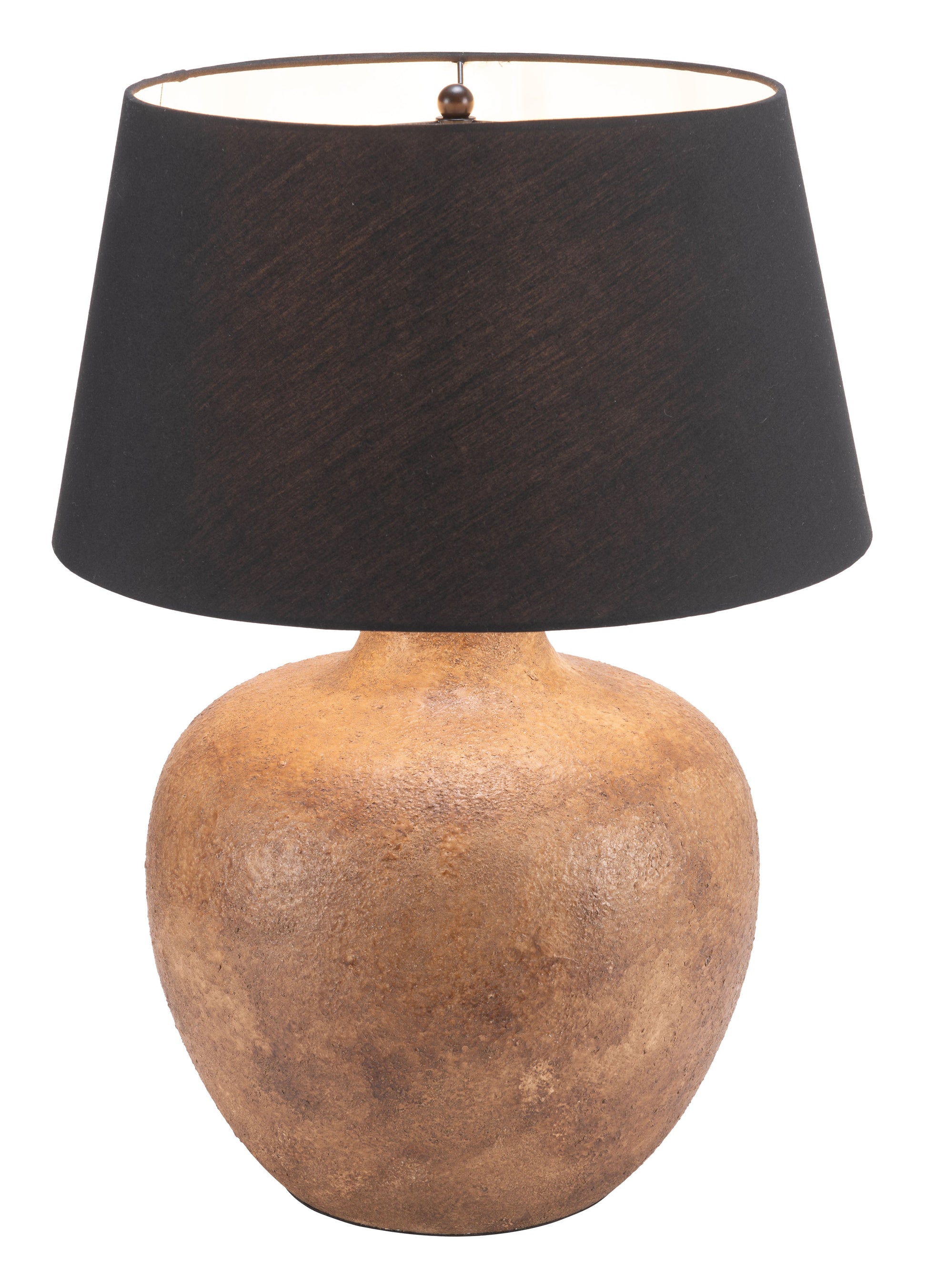 Basil Table Lamp Black-Table Lamps-Zuo Modern-LOOMLAN