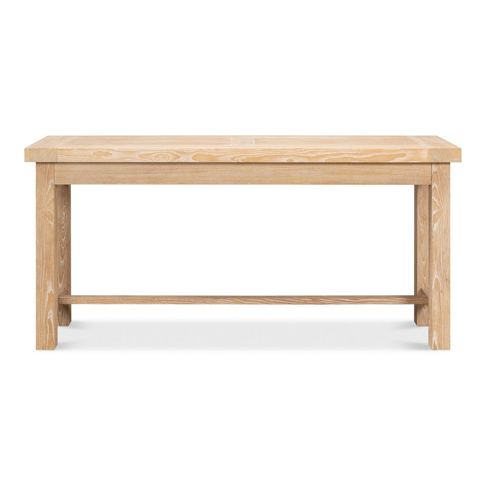 Bauhaus Console Table Reclaimed Wood-Console Tables-Sarreid-LOOMLAN