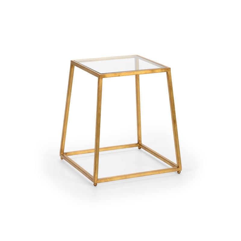 Bauhaus Iron Framed Square Side Table