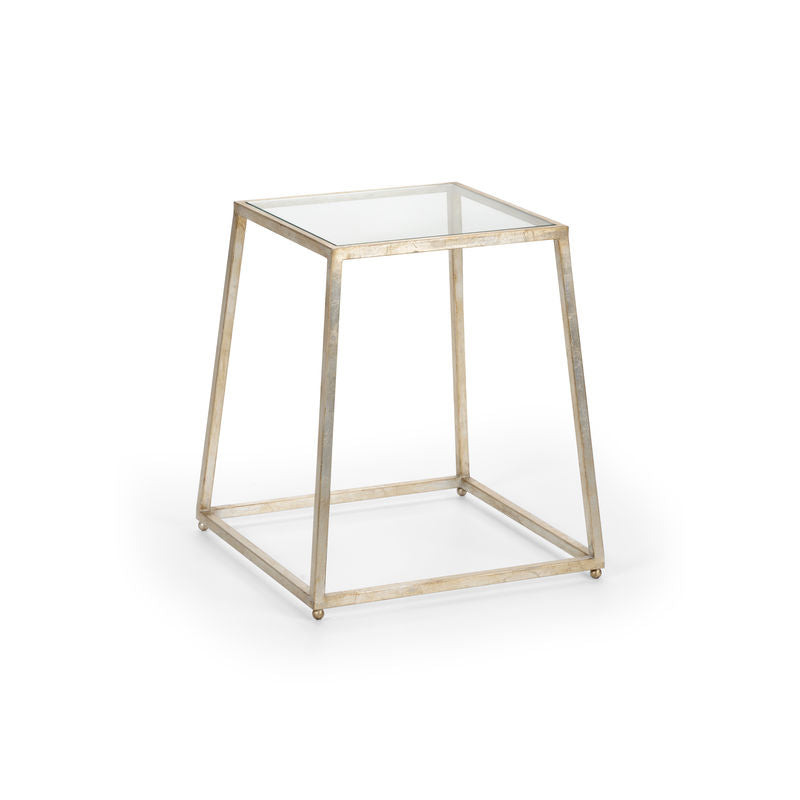 Bauhaus Iron Framed Square Side Table