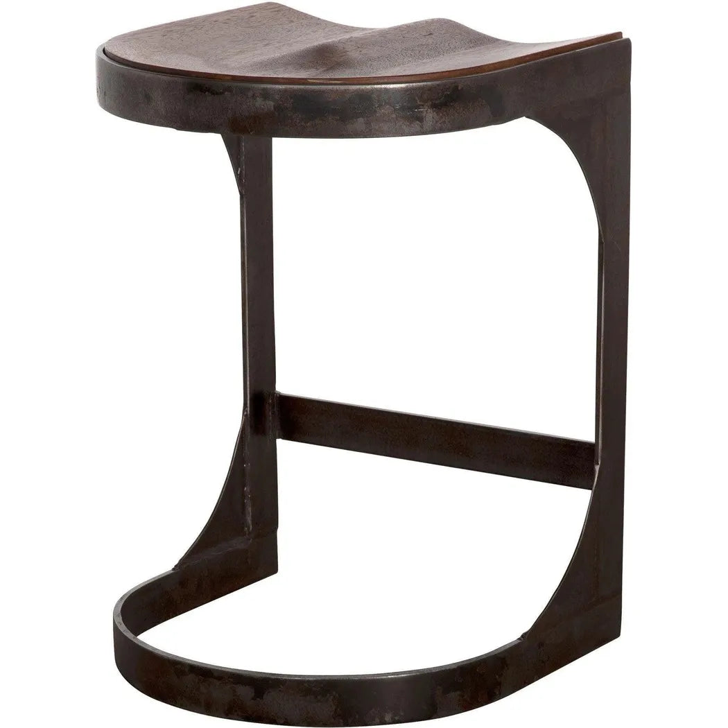 Baxter Wood and Steel Counter Stool