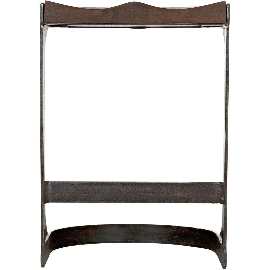 Baxter Wood and Steel Counter Stool