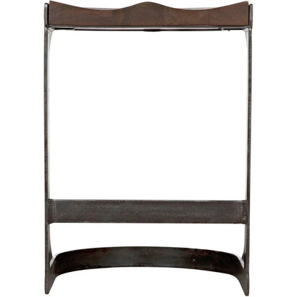 Baxter Wood and Steel Counter Stool