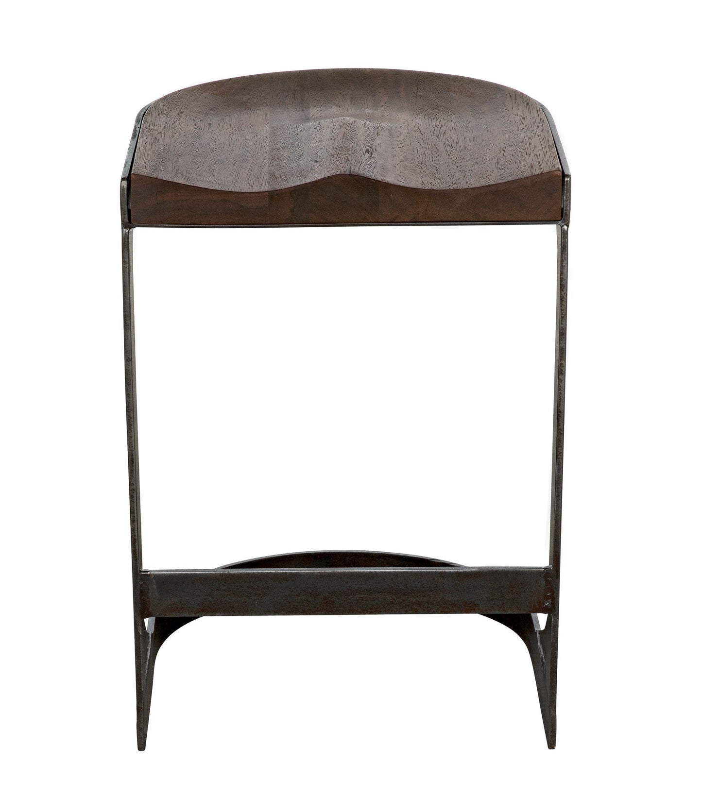 Baxter Wood and Steel Counter Stool-Counter Stools-Noir-Sideboards and Things