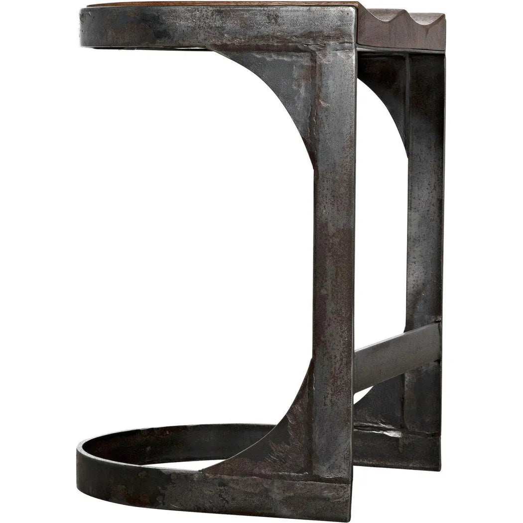 Baxter Wood and Steel Counter Stool