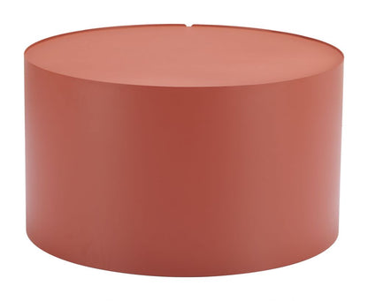 Zuo Modern Bayu Aluminum Red Coffee Table