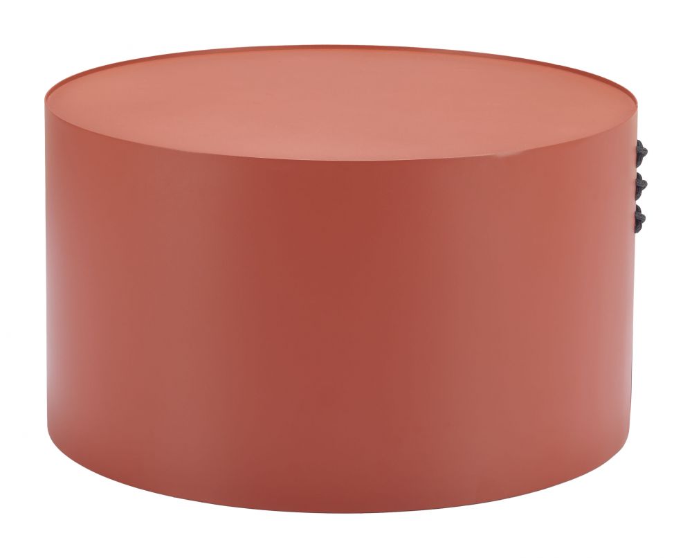 Zuo Modern Bayu Aluminum Red Coffee Table