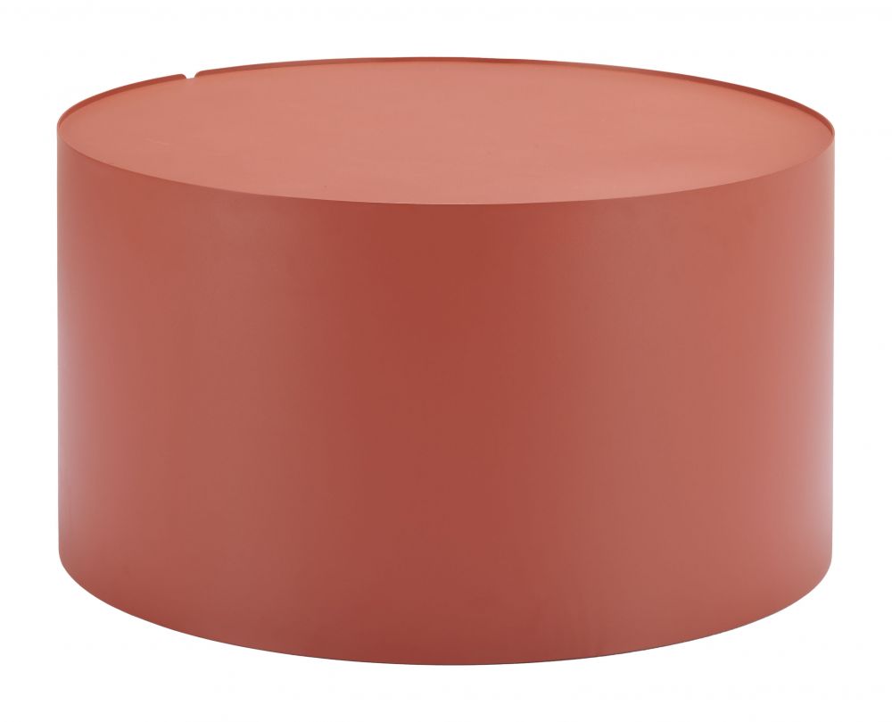 Zuo Modern Bayu Aluminum Red Coffee Table