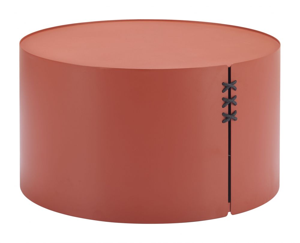 Zuo Modern Bayu Aluminum Red Coffee Table