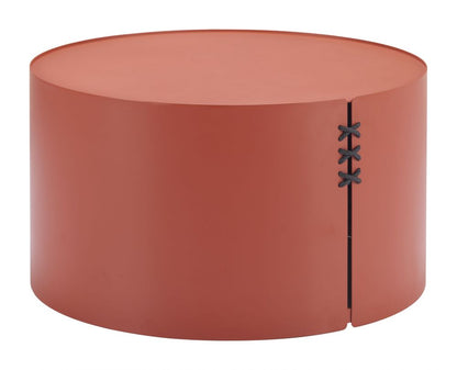 Zuo Modern Bayu Aluminum Red Coffee Table