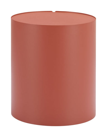 Zuo Modern Bayu Aluminum Red Side Table