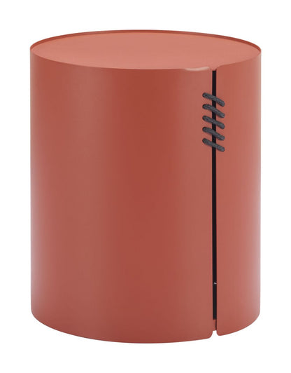 Zuo Modern Bayu Aluminum Red Side Table